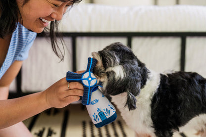 Totally Touristy - Dutch Windmill Dog Toy, XS