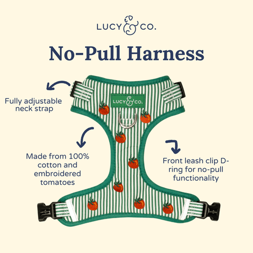 No-Pull Harness - Tomato