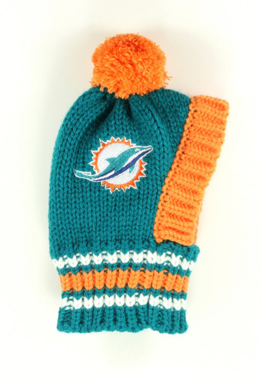NFL Knit Pet Hat - Miami Dolphins