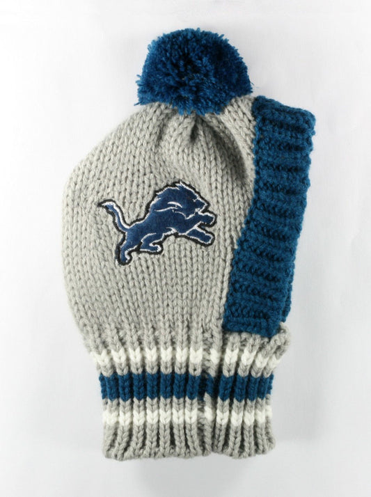 NFL Knit Pet Hat - Detroit Lions