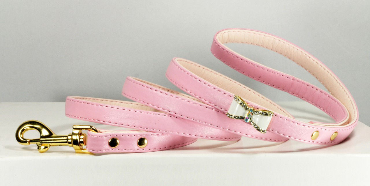 Pink Bow Leash