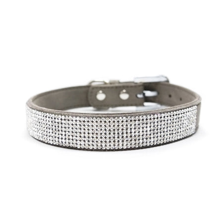 [Clearance 30%] VIP Bling Collar, Grey, S