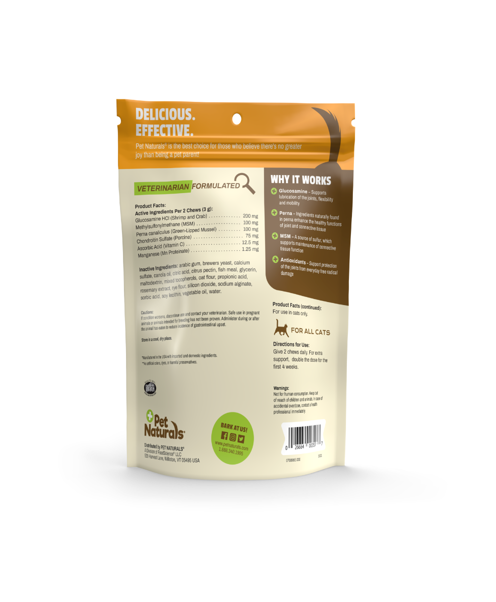 Pet Naturals Hip+Joint Chew for Cats