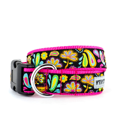 Floral Paisley Dog Collar