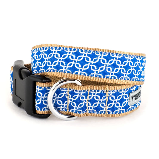 Links Navy Dog Collar