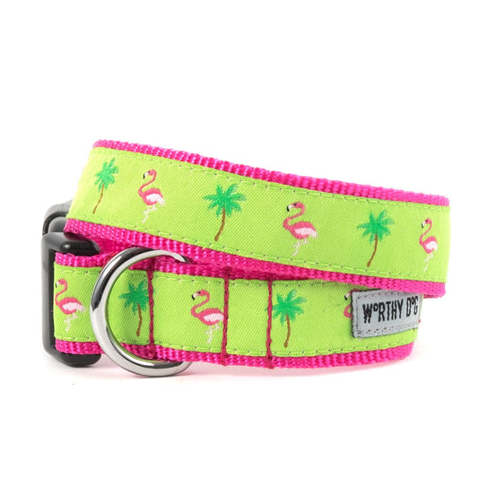 Flamingos Dog Collar