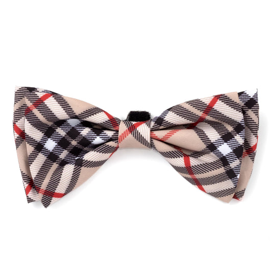 Bias Plaid Bow Tie