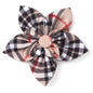 Bias Plaid Tan Flower