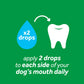 TropiClean Fresh Breath Oral Care Clean Teeth Gel Berry Fresh 2fl oz