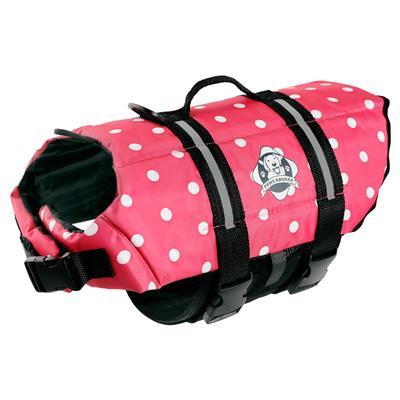 Dog Life Jacket - Pink Polka Dot