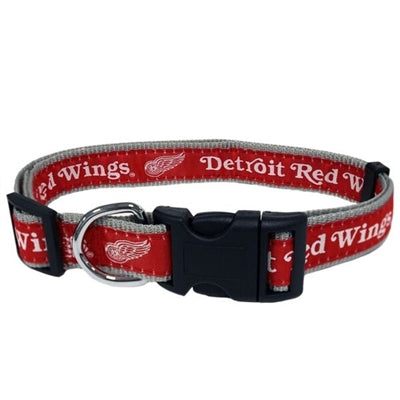 NHL Detroit Red Wings Dog Collar & Leash