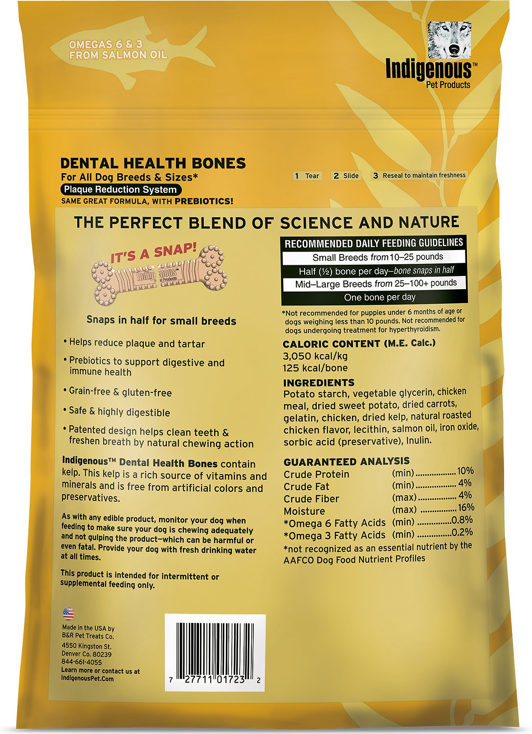Indigenous Dental Health Bones Chicken 17oz