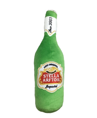 Stella Arftois Beer Bottle Plush Toy