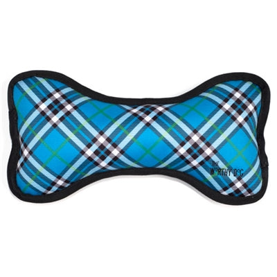 Bias Plaid Blue Bone Toy