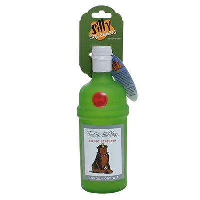 Silly Squeaker Liquor Bottle - To Sit and Stay