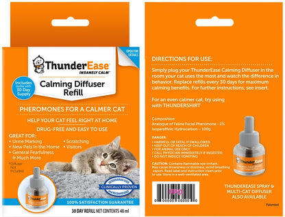 ThunderEase Calming Diffuser 30 Day Refill for Cats