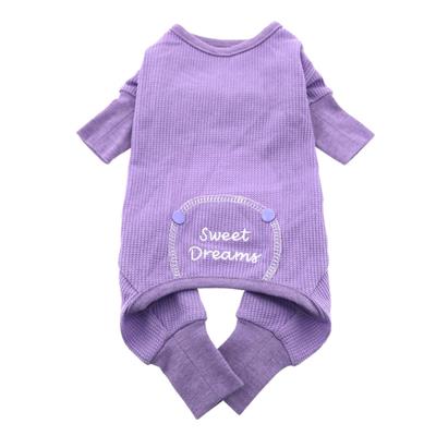 Sweet Dreams Thermal Dog Pajamas, Lilac*