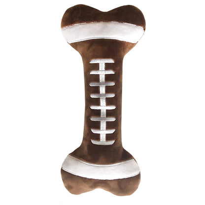 Football Bone Dog Toy