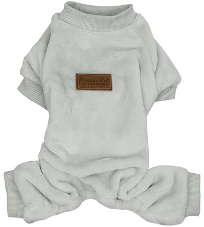 Velour Pajama, Cloud Gray