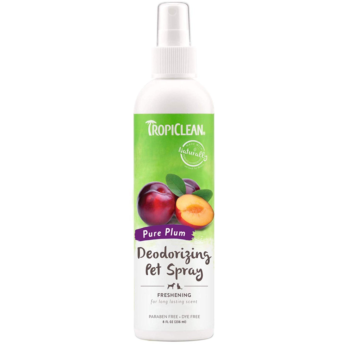 TropiClean Pure Plum Deodorizing Spray for Pets