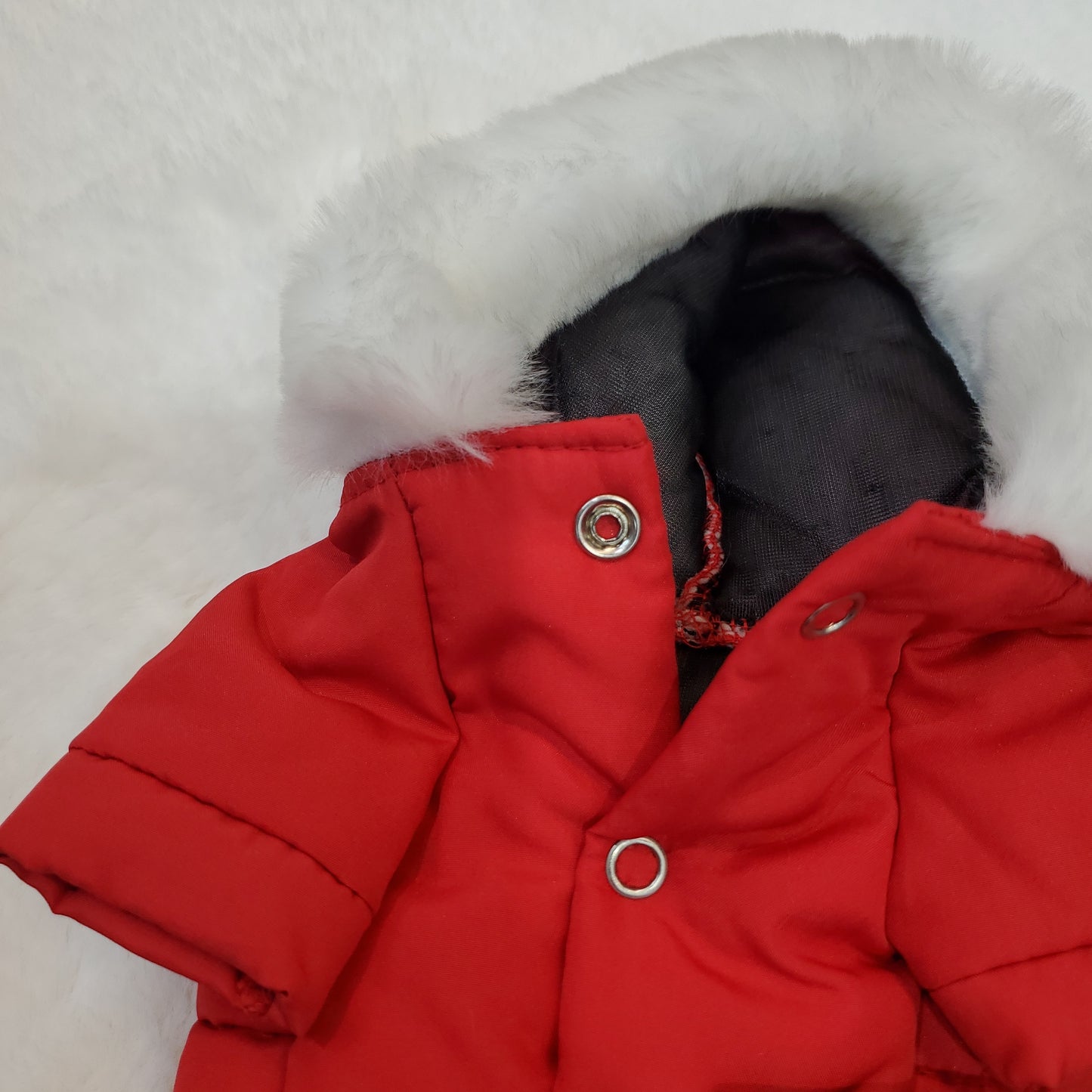 Belted Coat with Fur Trim Coat