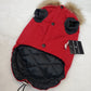 Fur Trim Red Jacket