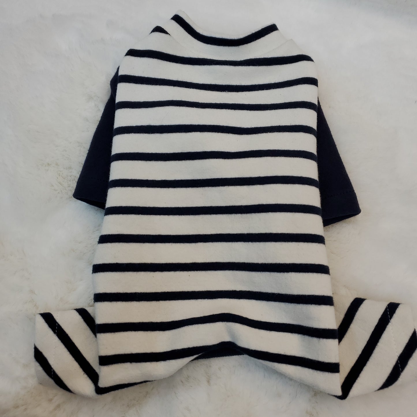 Striped Onesie Navy M