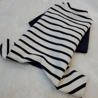 Striped Onesie Navy M