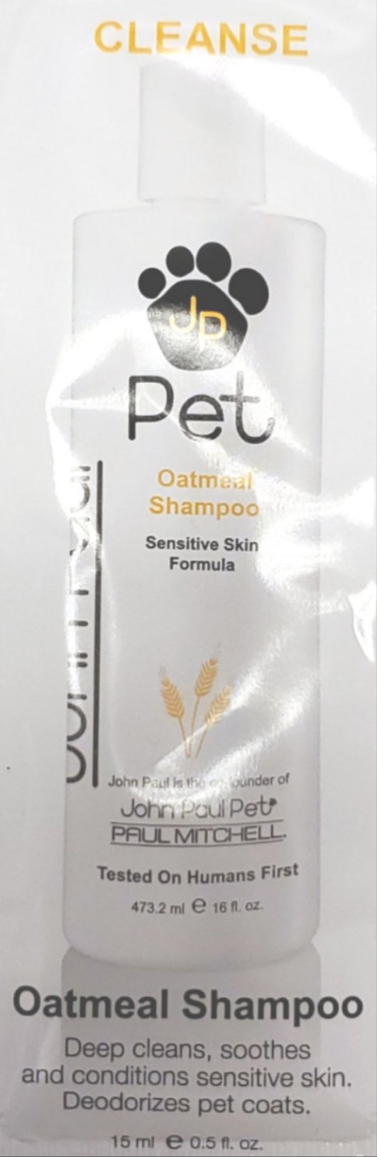 John Paul Pet Oatmeal Shampoo Travel 1pc