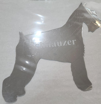 Schnauzer Mirror Wall Decor