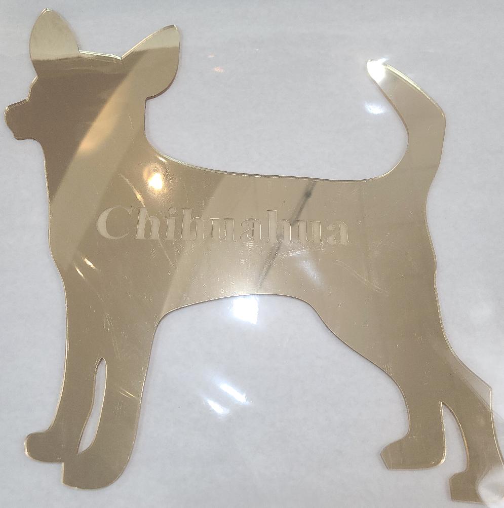 Chihuahua Mirror Decor