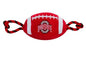 Ohio State Nylon Football Dog Toy