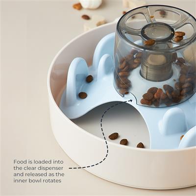 SPIN Interactive Feeder UFO Maze Baby Blue