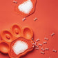 PAW 2-in-1 Lick Pad with Slow Feeder Plate – Orange