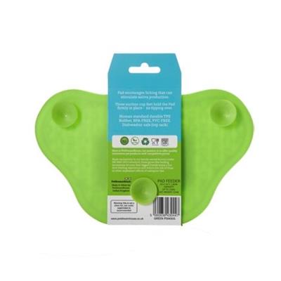 Lick Pad with Suction Backing – Green