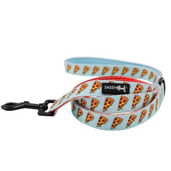 One Hot Pupperoni Dog Fabric Leash