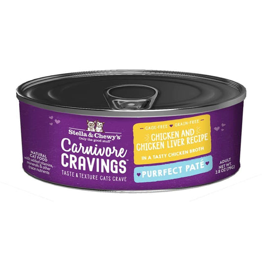 Stella&Chewy's Cat Food - Carnivore Cravings Purrfect Paté Chicken & Chicken Liver Recipe