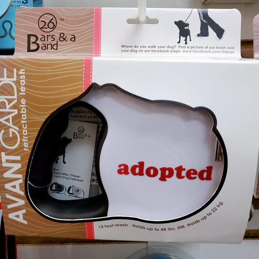 Retractable Leash - Adopted White