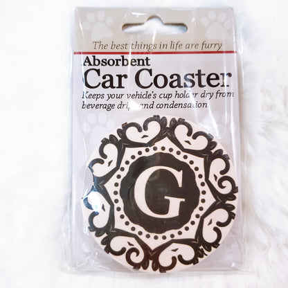 Car Coasters - Letters