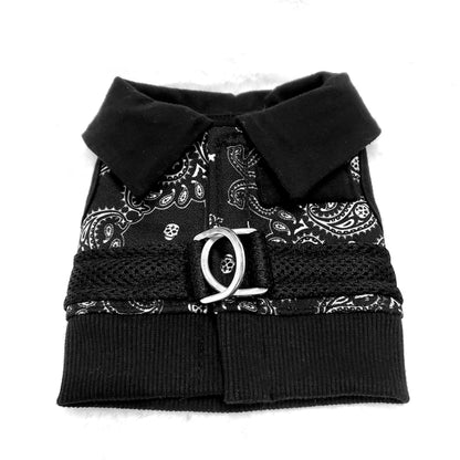 Paisley Harness Vest Black