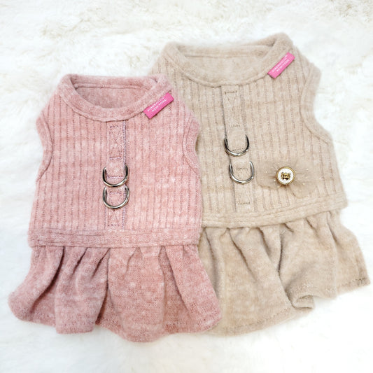 Pinkaholic Wool Vest Dress Harness