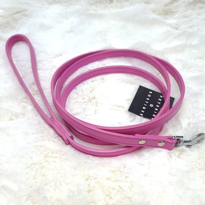 Premium Faux Plain Leather Leash