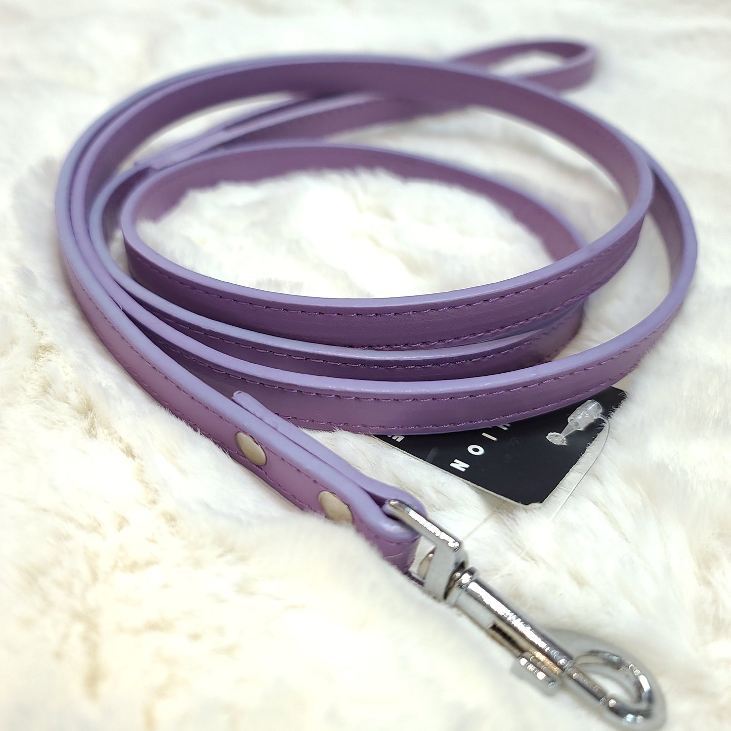 Premium Faux Plain Leather Leash