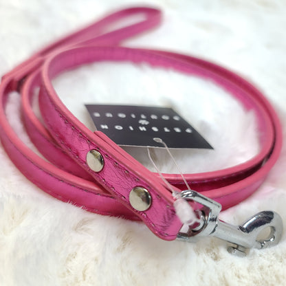 Premium Faux Plain Leather Leash