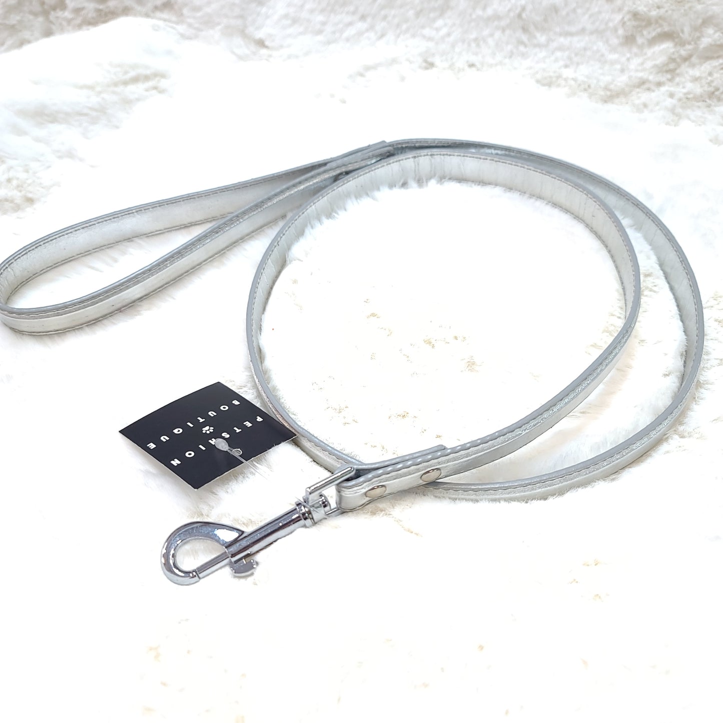 Premium Faux Plain Leather Leash