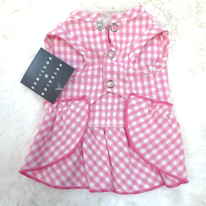 Gingham Ruffle Dress