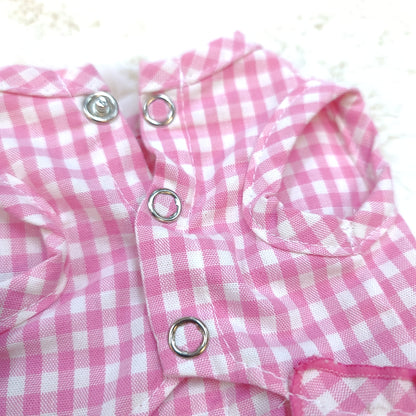 Gingham Ruffle Dress