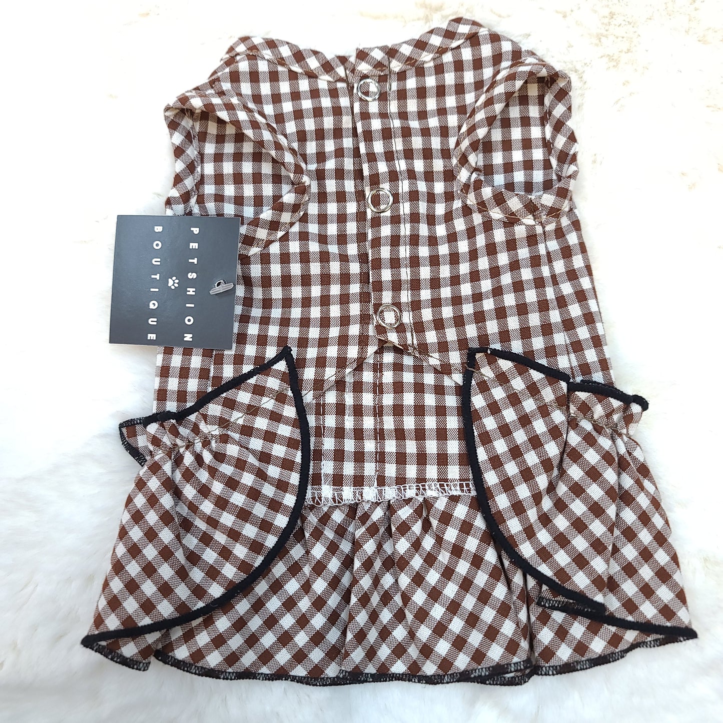 Gingham Ruffle Dress