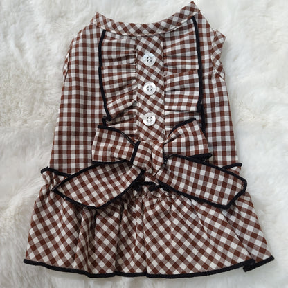 Gingham Ruffle Dress