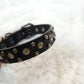 Genuine Leather Studded Swarovski Collar